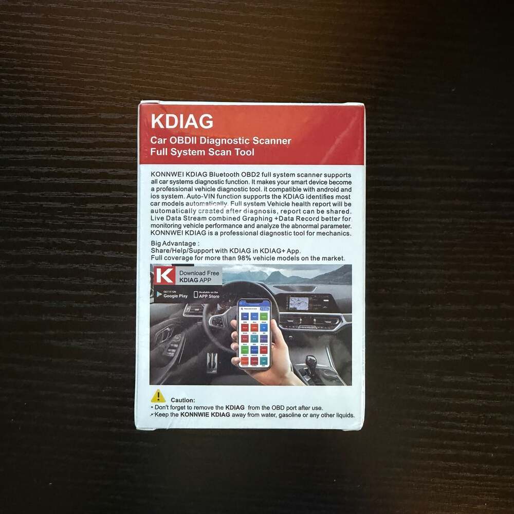 KONNWEI KDIAG Bluetooth OBDII Full System Diagnostic Scanner Tool